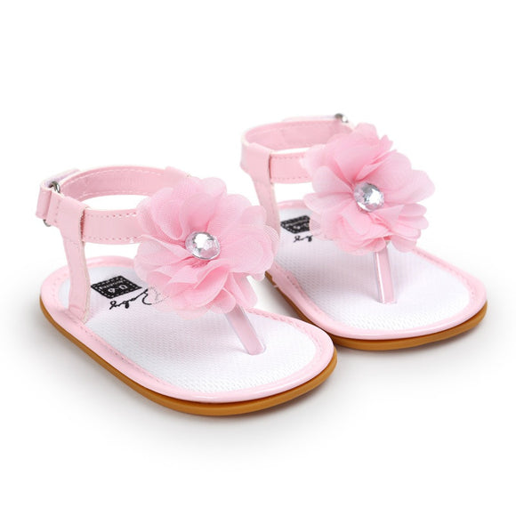 Jewel Flower Sandals - Free + Shipping