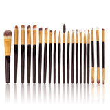 20Pcs Makeup Brushes Set Pro Powder Blush Foundation Eyeshadow Eyeliner Lip Cosmetic Brush Kit Beauty Tools