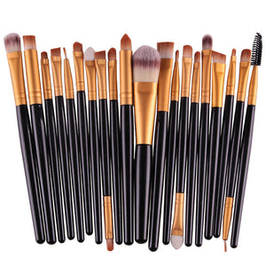 20Pcs Makeup Brushes Set Pro Powder Blush Foundation Eyeshadow Eyeliner Lip Cosmetic Brush Kit Beauty Tools
