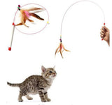 Feather Wand Cat Toy  - These Natural Feathers Are Guaranteed To Drive Your Cat Wild! Giveaway