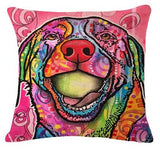 DOG SERIES DECOR PILLOW COVERS