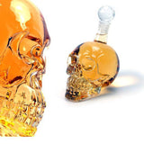 Glass Crystal Skull Decanter