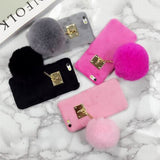 Trendy Fuzzy Candy Color iPhone Hard Cove Case For 6 6S 6Plus 6SPlus