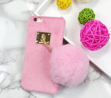 Trendy Fuzzy Candy Color iPhone Hard Cove Case For 6 6S 6Plus 6SPlus