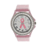FREE Pink Ribbon Geneva Crystal Rhinestone Breast Cancer Awareness Watch Giveaway
