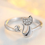 Silver Cat Ring Giveaway