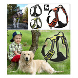 Reflective Dog Harness Training Vest With Handle Perfect For All Breeds