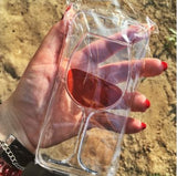 Trendy Red Wine Clear Transparent Phone Case for iPhone 5C / 5S / 6 /6S/6Plus/6S /4S Plus Giveaway