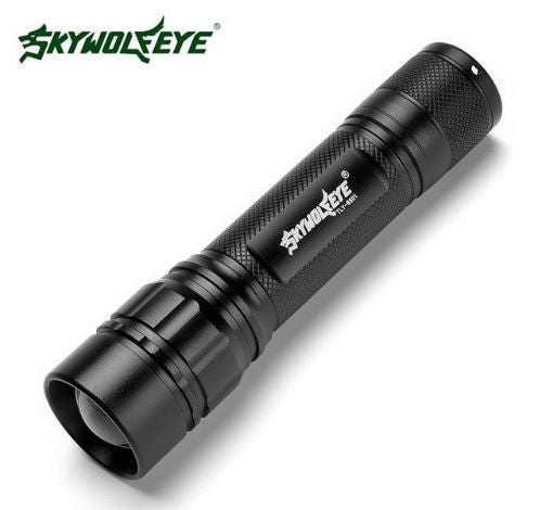 High Quality Waterproof LED Tactical Flashlight with Rechargeable Battery