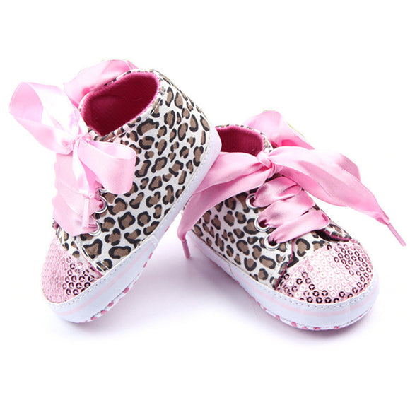 FREE Baby Girl Leopard Sequin Soft Sole Shoes Give Away