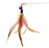 Feather Wand Cat Toy  - These Natural Feathers Are Guaranteed To Drive Your Cat Wild!