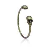 Metal Skull Bangle Bracelet