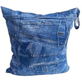 Reusable Zippered Wet/Dry Designer Baby Bag