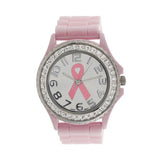 FREE Pink Ribbon Geneva Crystal Rhinestone Breast Cancer Awareness Watch Giveaway